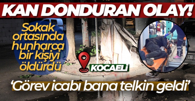 Sokak ortasında yaptı  "bana telkin geldi" dedi