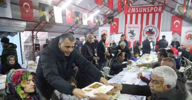 Atakum Belediyesi’nden deprem bölgesinde iftar programı