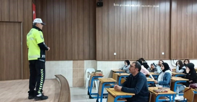 Emet AİHL öğrencilerine trafik eğitim