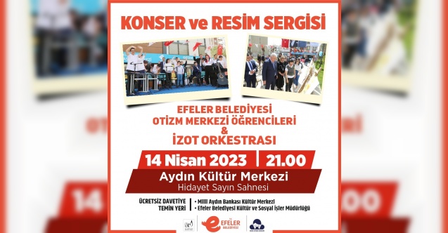 Efeler’in otizmli öğrencileri ve İZOT’dan anlamlı etkinlik