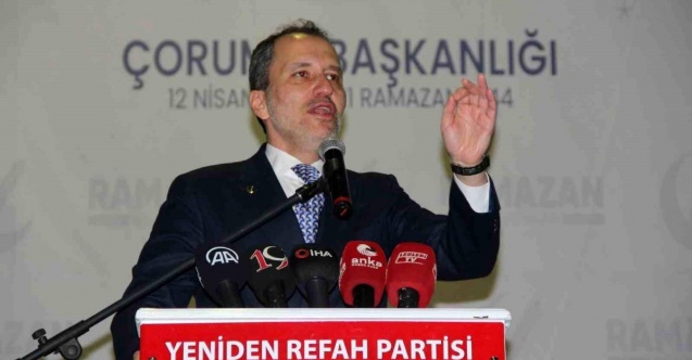 Erbakan: "PKK ve FETÖ’nün açıkça destek verdiği 7’li ittifaka milletimizi teslim etmemek adına Cumhur İttifakı’na katıldık”