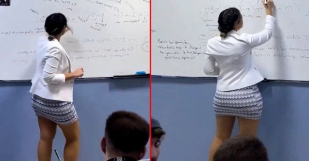 O Öğretmen  yeni pozları ve dekoltesiyle yine gündemde