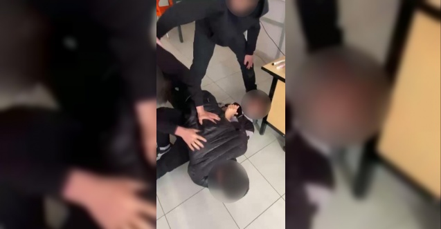 Liseli Öğrencilerin Akran Zorbalığı Uyguladığı Görüntüler İzleyenleri Şok Etti!