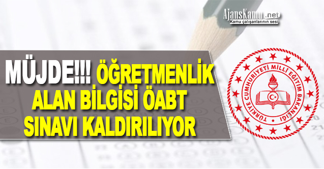 Öğretmenlere müjde! Öğretmenlik Alan Bilgisi (ÖABT) kaldırılıyor..