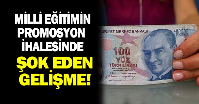 Milli Eğitim Müdürlüğünün Promosyon İhalesinde Şok!
