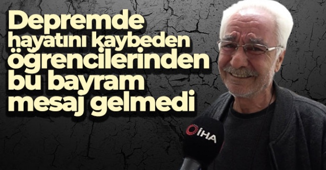Depremzede Öğretmenin Gözyaşları Yürek Burktu