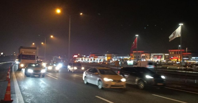 Bayram tatili dönüşünde Bolu’da yoğun trafik