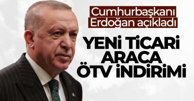 Cumhurbaşkanı Erdoğan'dan esnafa müjde