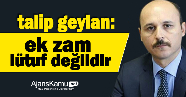 Ek Zam Lütuf Değil, Zorunluluktur!