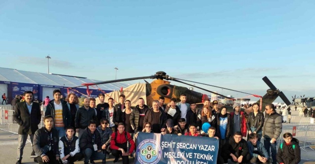 Şehit Sercan Yazar Meslek Lisesi öğrencileri TEKNOFEST’te