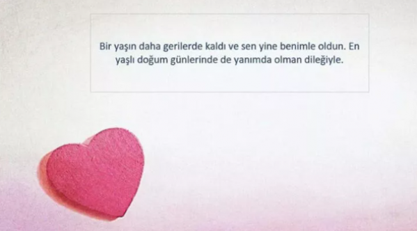 Sevgiliye doğum günü mesajları