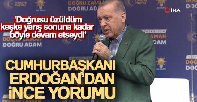 Cumhurbaşkanı Erdoğan'dan Muharrem İnce yorumu