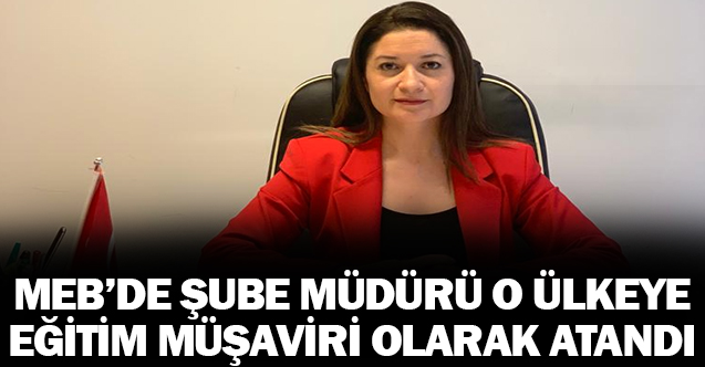 MEB'de Şube Müdürü O Ülkeye Eğitim Müşaviri Olarak Atandı.