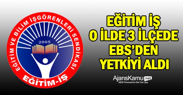 Eğitim Bir Sen O İlde 3 İlçede Yetkiyi Kaybetti