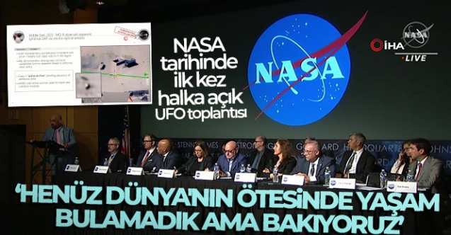 NASA tarihinde ilk kez halka açık UFO toplantısı