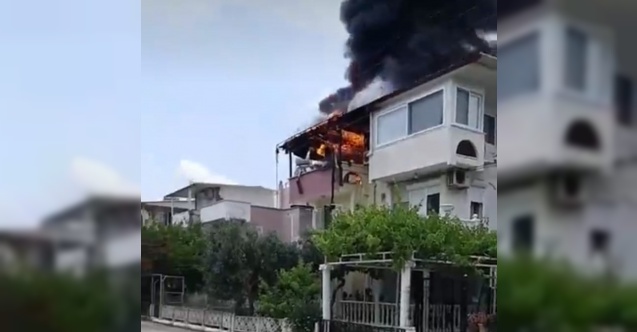 Didim’deki ev yangını korkuttu