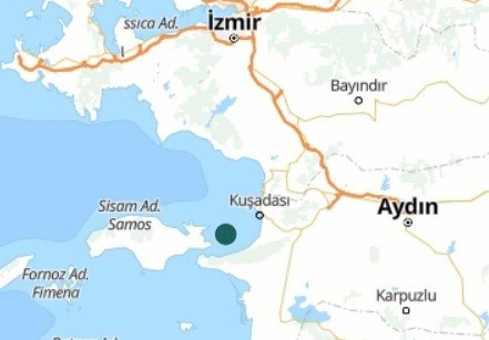 Kuşadası’nda 4.2 büyüklüğünde deprem