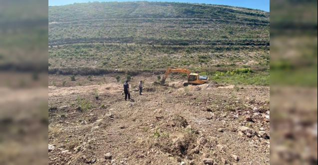 Hazine arazisinde yer açarken suçüstü yakalandılar