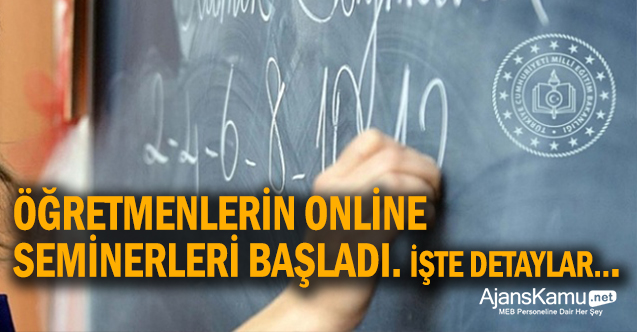 Öğretmenler Dikkat..! Online Seminerler ÖBA'dan Başladı!