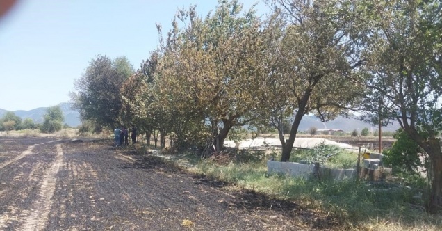 Burdur’da aynı günde ikinci arazi yangını: 8 dönüm arazi yandı