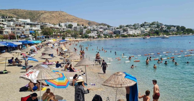 Bodrum’da çöl sıcakları