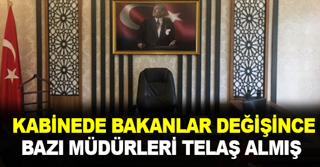 Bazı Müdürleri Almış Bir Telaş !