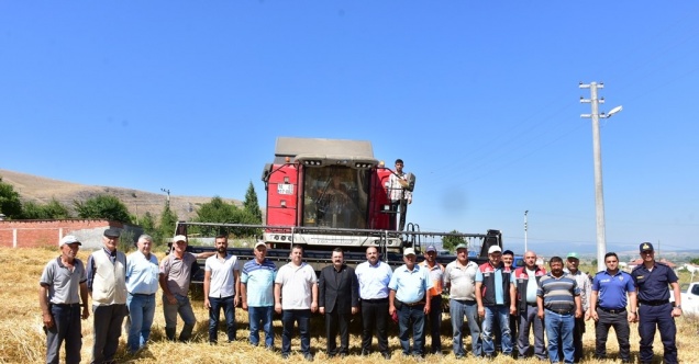 İnönü’de tarımsal faaliyetlerin kazasız geçmesi için kurban kesildi