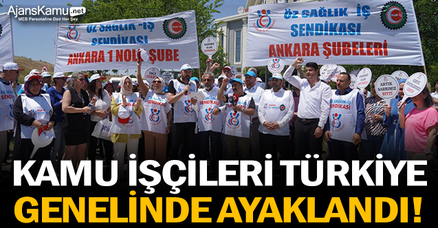 ÖZ SAĞLIK-İŞ:   “GERİYE DÖNÜK ALACAKLARIMIZI HEMEN ÖDEYİN”