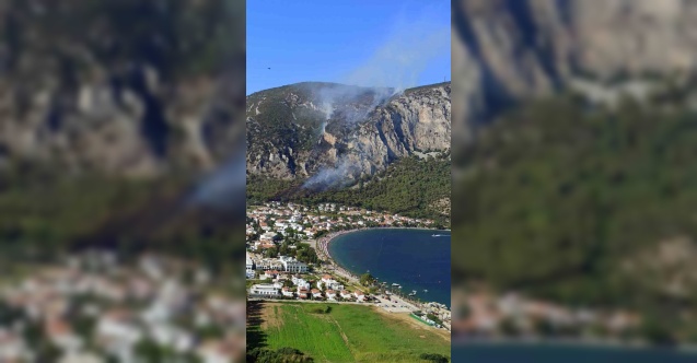 Milas Ören yangını kısmen kontrol altında