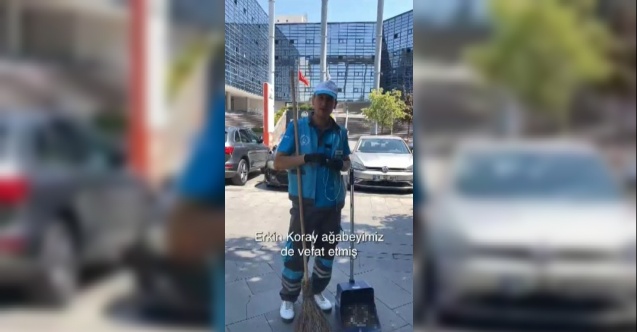 Temizlik işçileri Erkin Koray’ı anmak için klip çekti