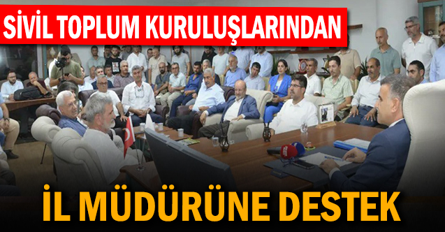 Sivil Toplum Kuruluşlarından Şanlıurfa İl Milli Eğitim Müdürüne Destek