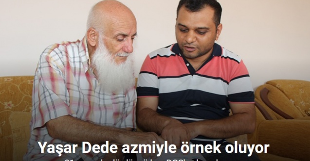 81 yaşında dördüncü kez DGS'ye hazırlanıyor