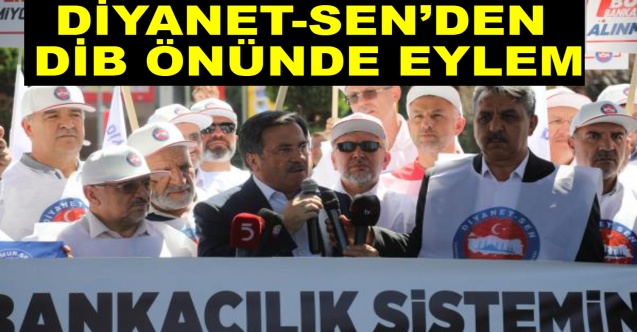 Diyanet-Sen’den DİB Önünde Eylem