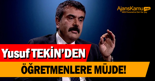 Bakan Tekin'den “Öğretmenlik Kariyer Basamakları Yazılı Sınavı” ile ilgili müjde!