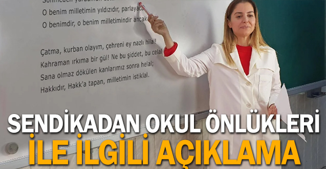 Sendikadan Öğretmen Önlüğü Açıklaması Geldi