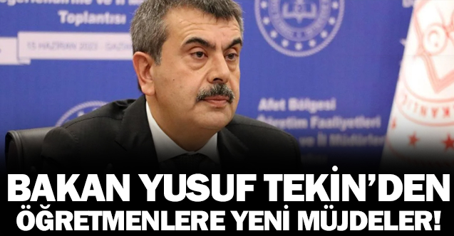 Öğretmenlere yeni müjdeler gelecek mi?