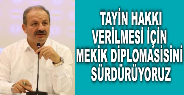 Sağlık-Sen: Tayin Hakkı Verilmesi İçin Mekik Diplomasisini Sürdürüyoruz