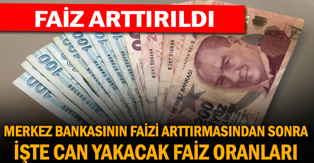 Merkez Bankası faiz kararı bankaların faiz kararlarını etkiliyor! İşte cepleri yakacak oranlar!