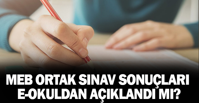 MEB Ortak Sınav Sonuçları E-Okuldan Ne Zaman Açıklanacak?