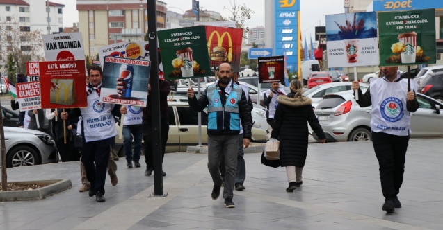 EBS Elazığ'dan Siyonist İsrail mallarını Boykot çağrısı