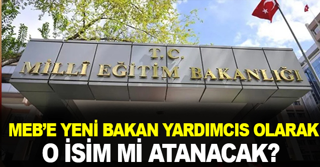 MEB'e Yeni Bakan Yardımcısı Geliyor