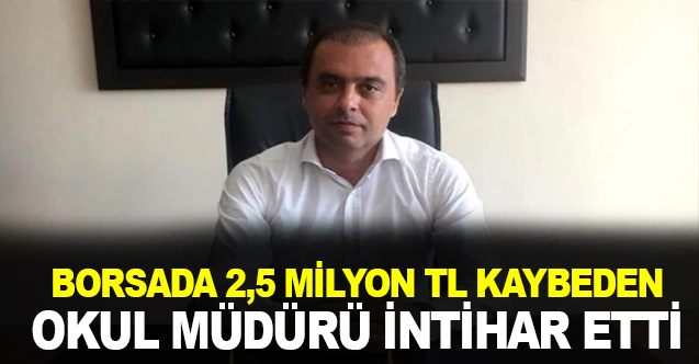 Borsada yüksek meblağda para kaybeden okul müdürünün cesedi sahilde bulundu
