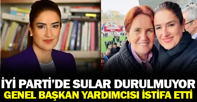 İYİ Parti'de sular durulmuyor: Genel Başkan Yardımcısı da istifa etti