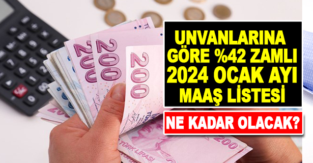 İşte 2024 Ocak Beklenen Zamlı Memur Maaşları