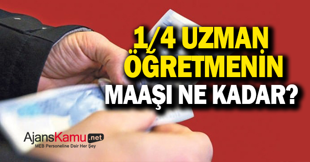 KBS açıldı: 1/4 uzman öğretmen maaşı belli oldu