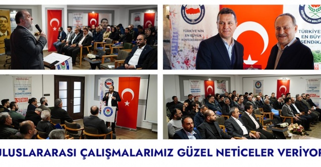 Eğitim-Bir-Sen'de Uluslararası Çalışmalar Güzel Neticeler Vermeye Başladı