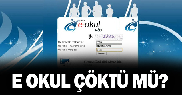 E-Okul çöktü mü? İşte yanıtı!