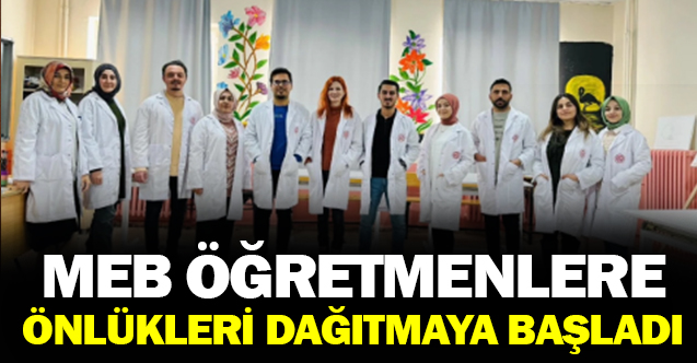MEB Öğretmenlere Söz Verdiği Önlükleri Dağıtmaya Başladı!