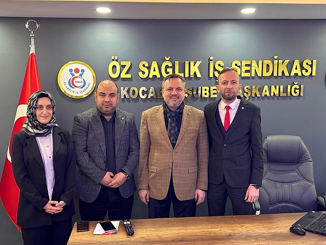 Ak Parti İzmit İlçe Yönetiminden Öz Sağlık-İş'e Ziyaret