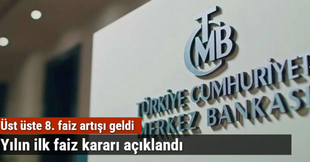 Merkez Bankası Faiz Kararını Açıkladı